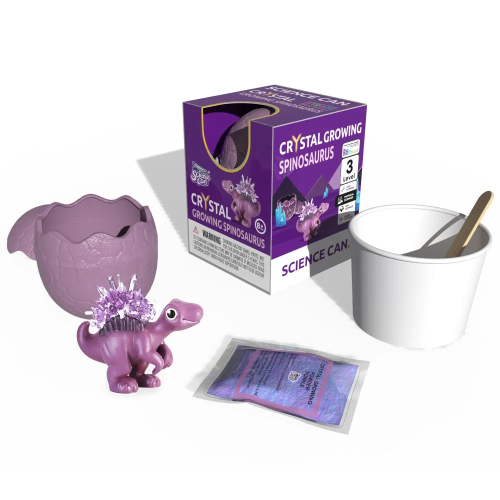 Hape Science Can Crystal Dinosaur Growing Kit - Edaphosaurus