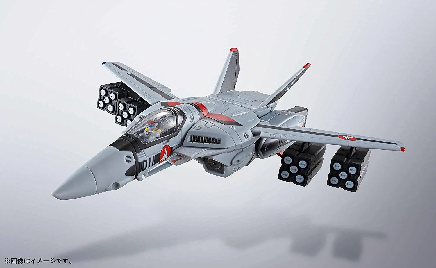 Hi-Metal R VF-1A Super Valkyrie (Hikaru Ichijo Custom) Super Dimension Fortress Macross Die Cast Action Figure