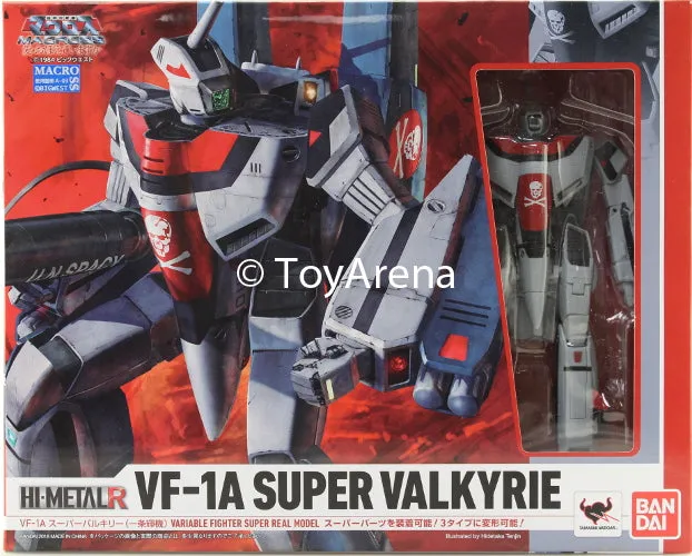 Hi-Metal R VF-1A Super Valkyrie (Hikaru Ichijo Custom) Super Dimension Fortress Macross Die Cast Action Figure