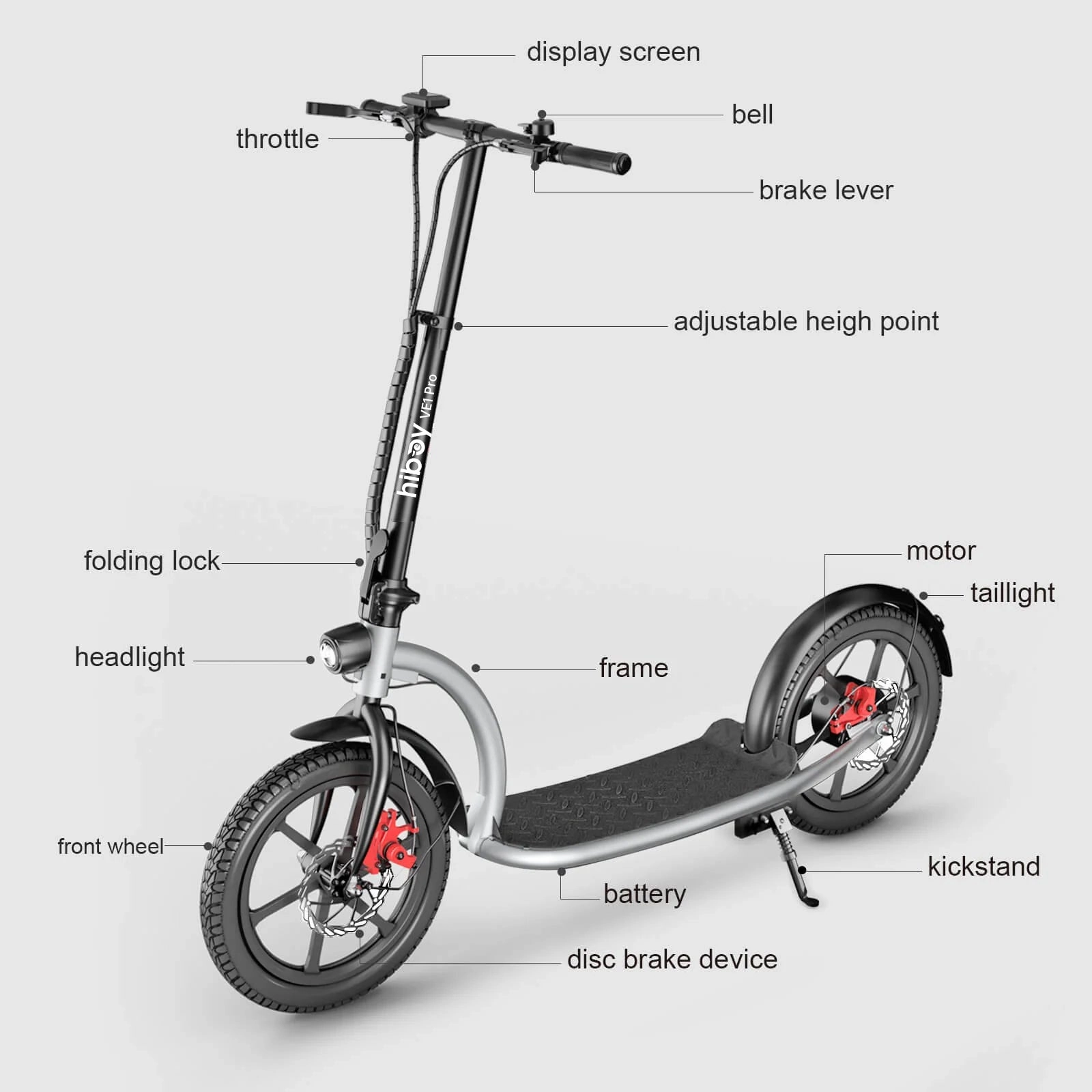 Hiboy VE1 Pro Refurbished Electric Scooter