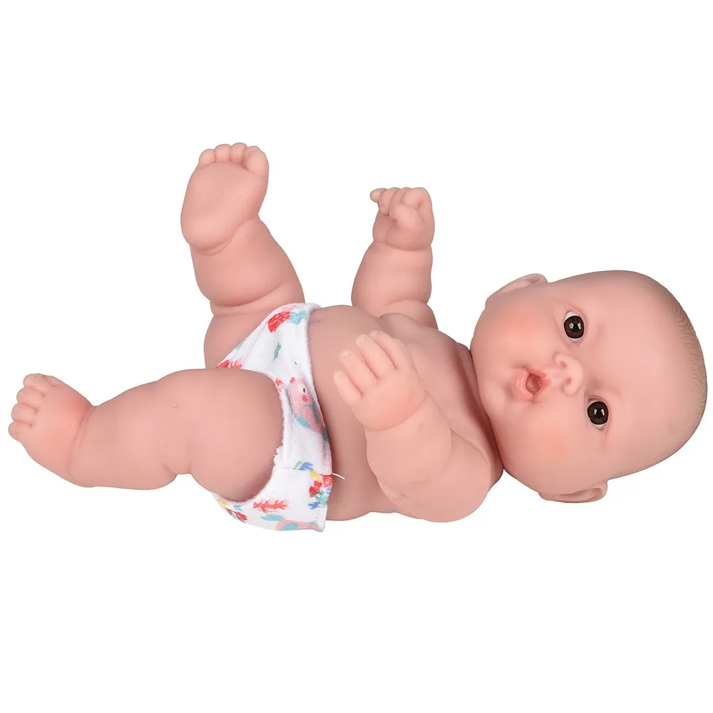 Huggable 10" Caucasian Baby Doll | Soft Vinyl with Detailed Features