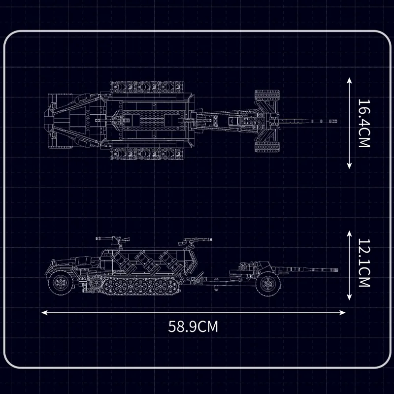 KFZ 251 Half Track 1297pcs