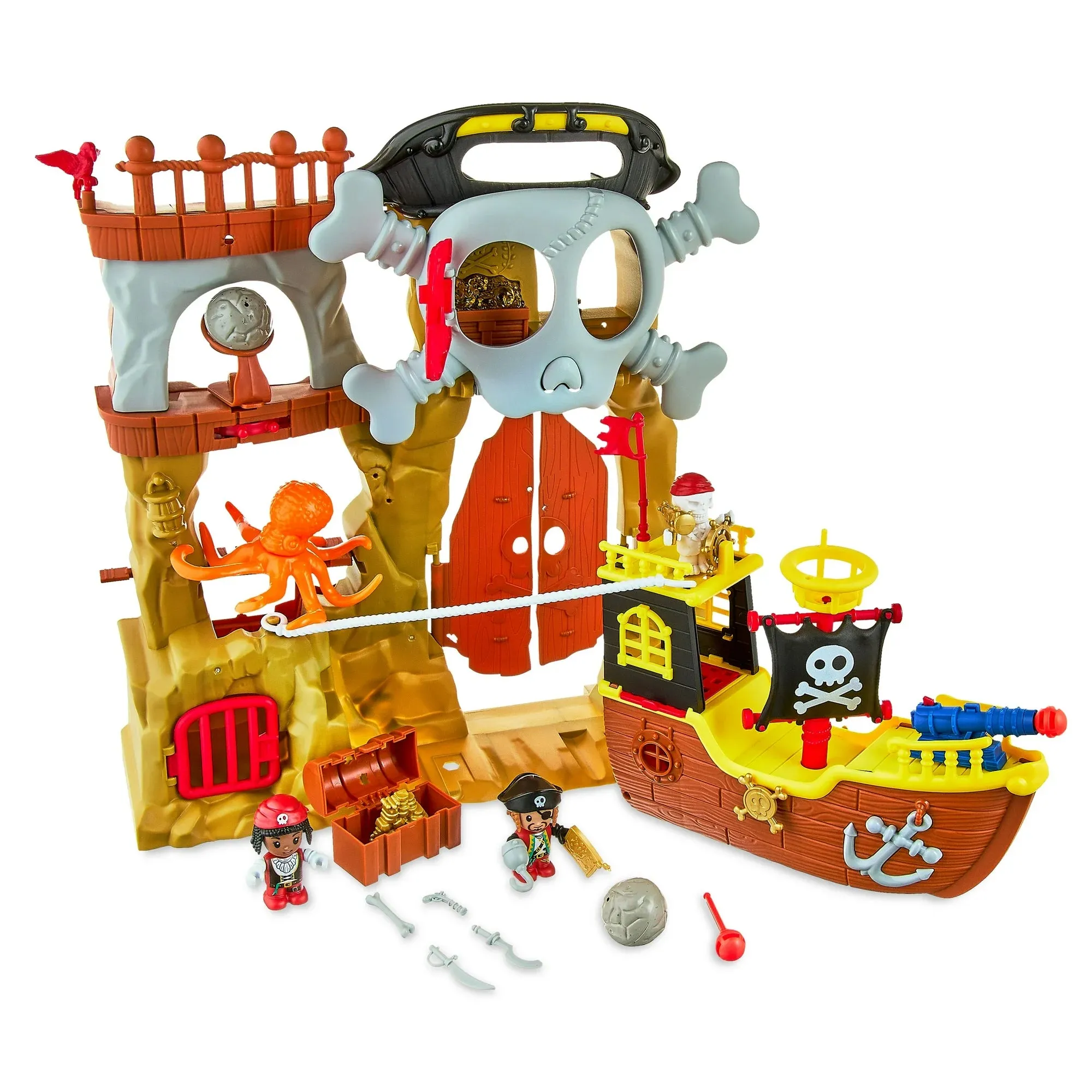 Kid Connection 533564 Pirate Island Playset, 26 Pieces, Toddler Toys