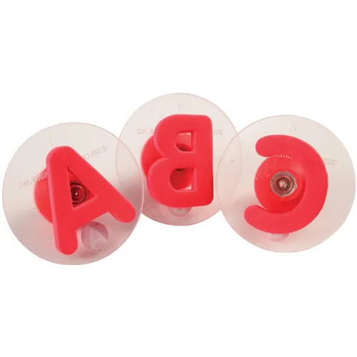 Knobbed Alphabet Stampers - Uppercase & Lowercase