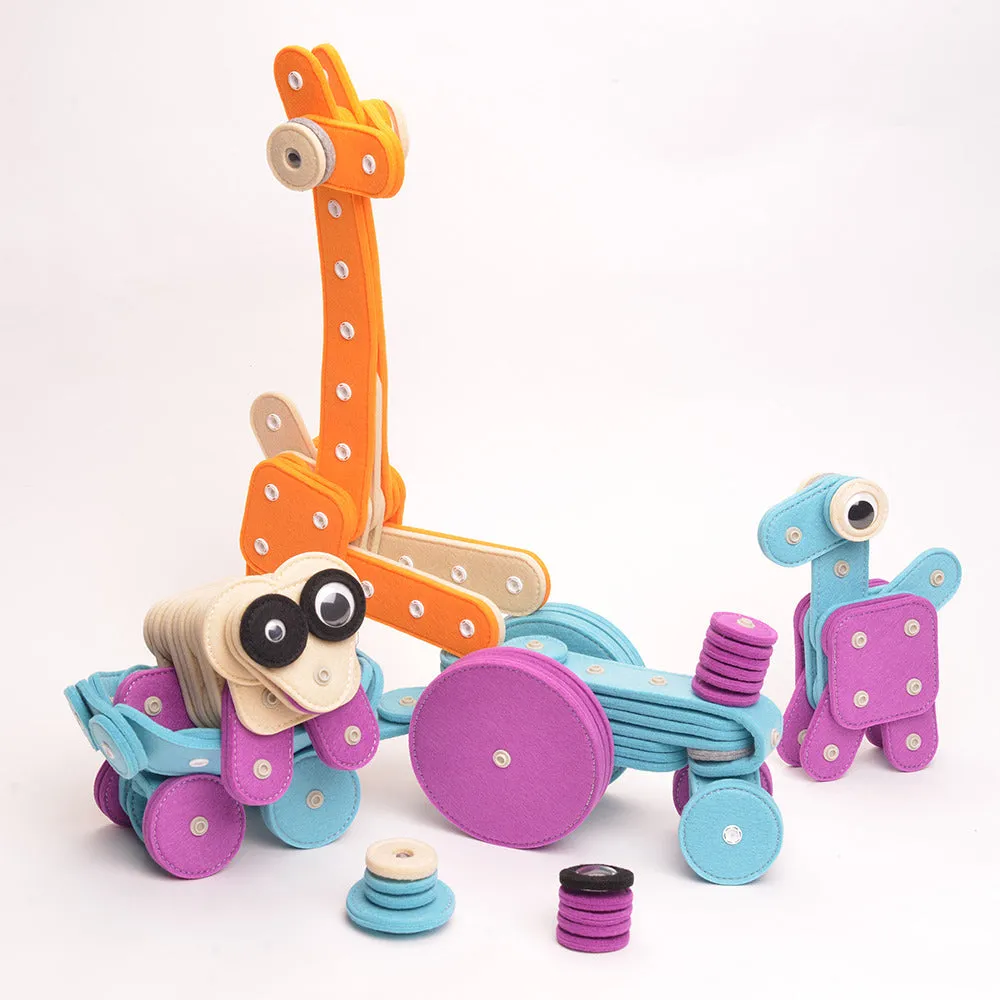 Knop Knop Classroom Felt Building Kit