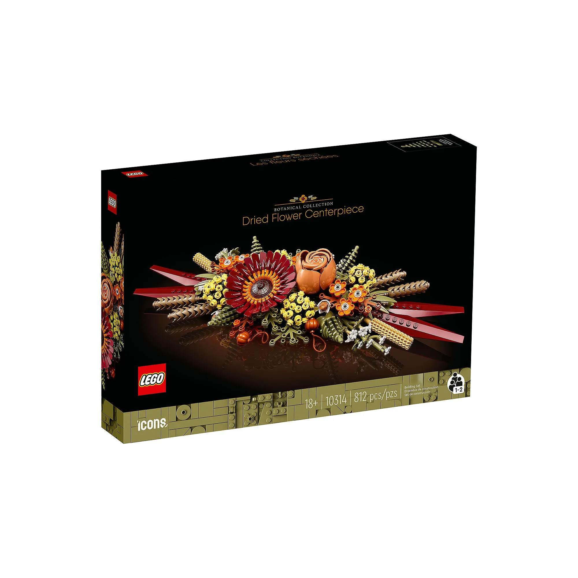LEGO 10314 Icons Dried Flower Centerpiece Toy Building Kit , 812 Pieces