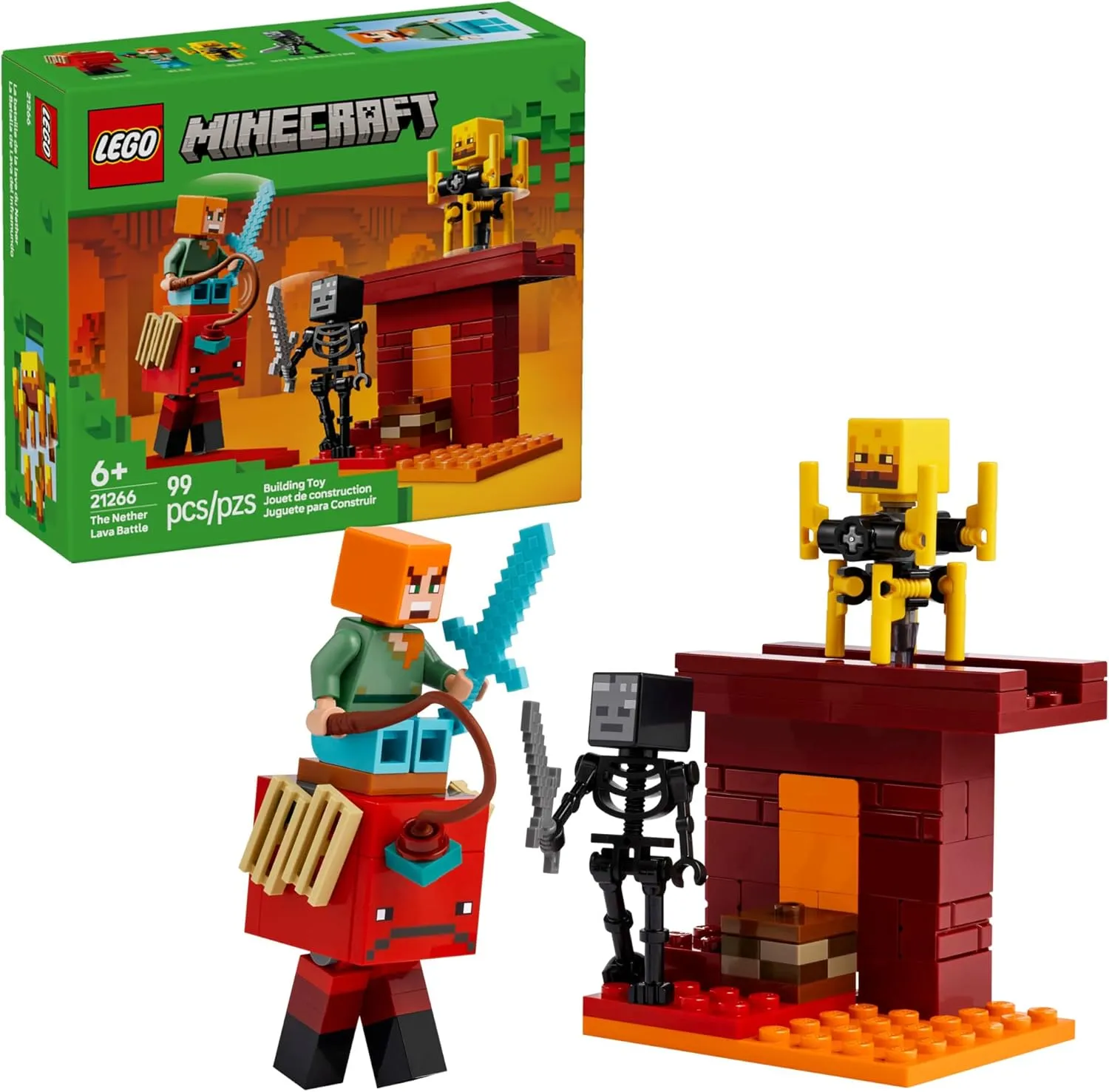 Lego 21266 - Minecraft The Nether Lava Battle