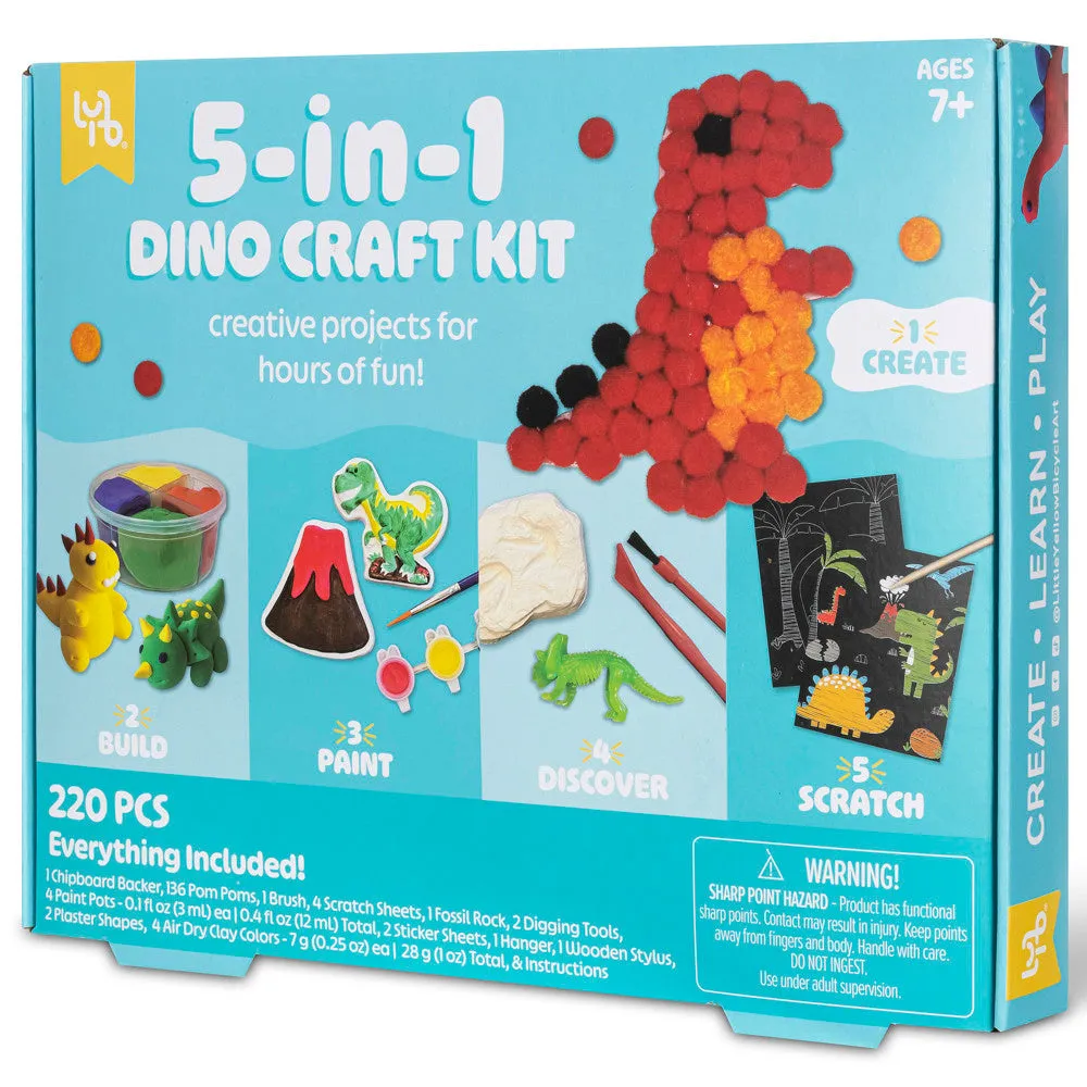 Little Yellow Bicycle Dino Explorer DIY Dinosaur Craft Kit