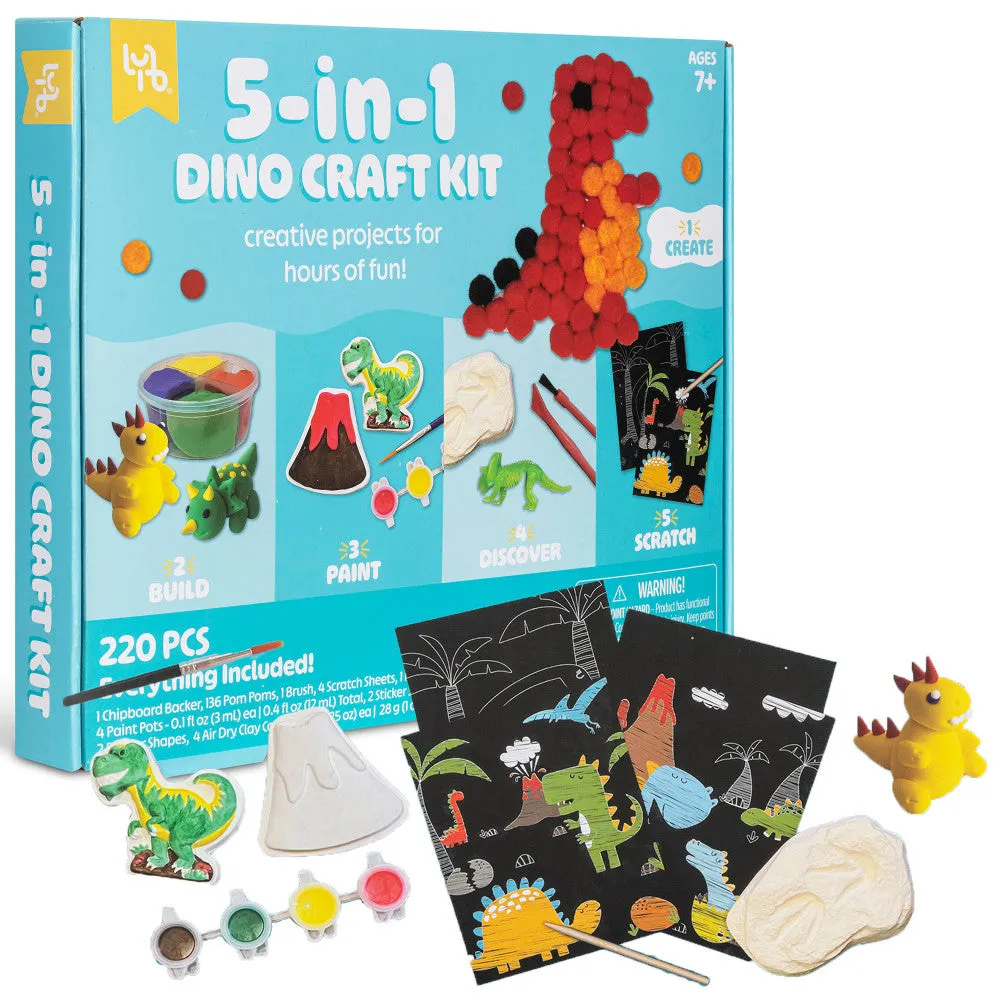 Little Yellow Bicycle Dino Explorer DIY Dinosaur Craft Kit