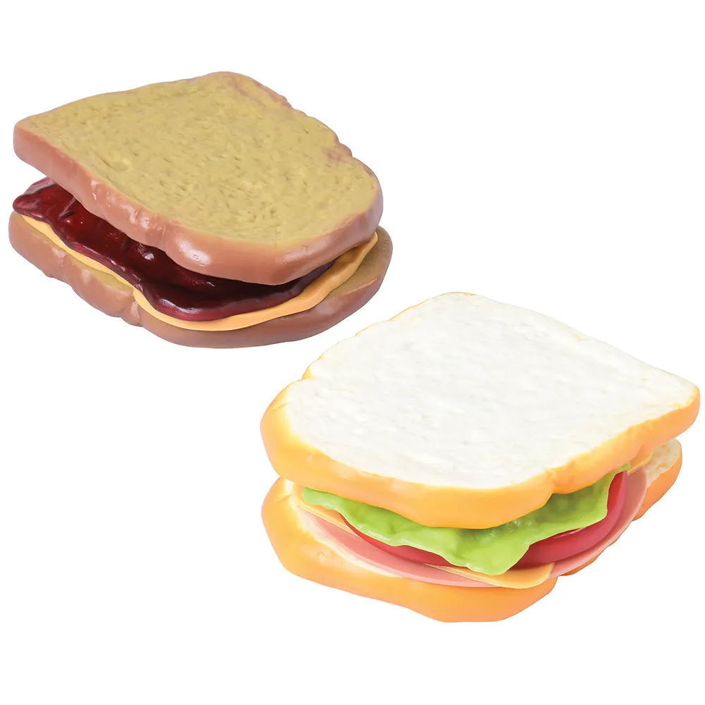 Lunch-Time Favorites Pretend Food Set | 46-Piece Vinyl Play Food