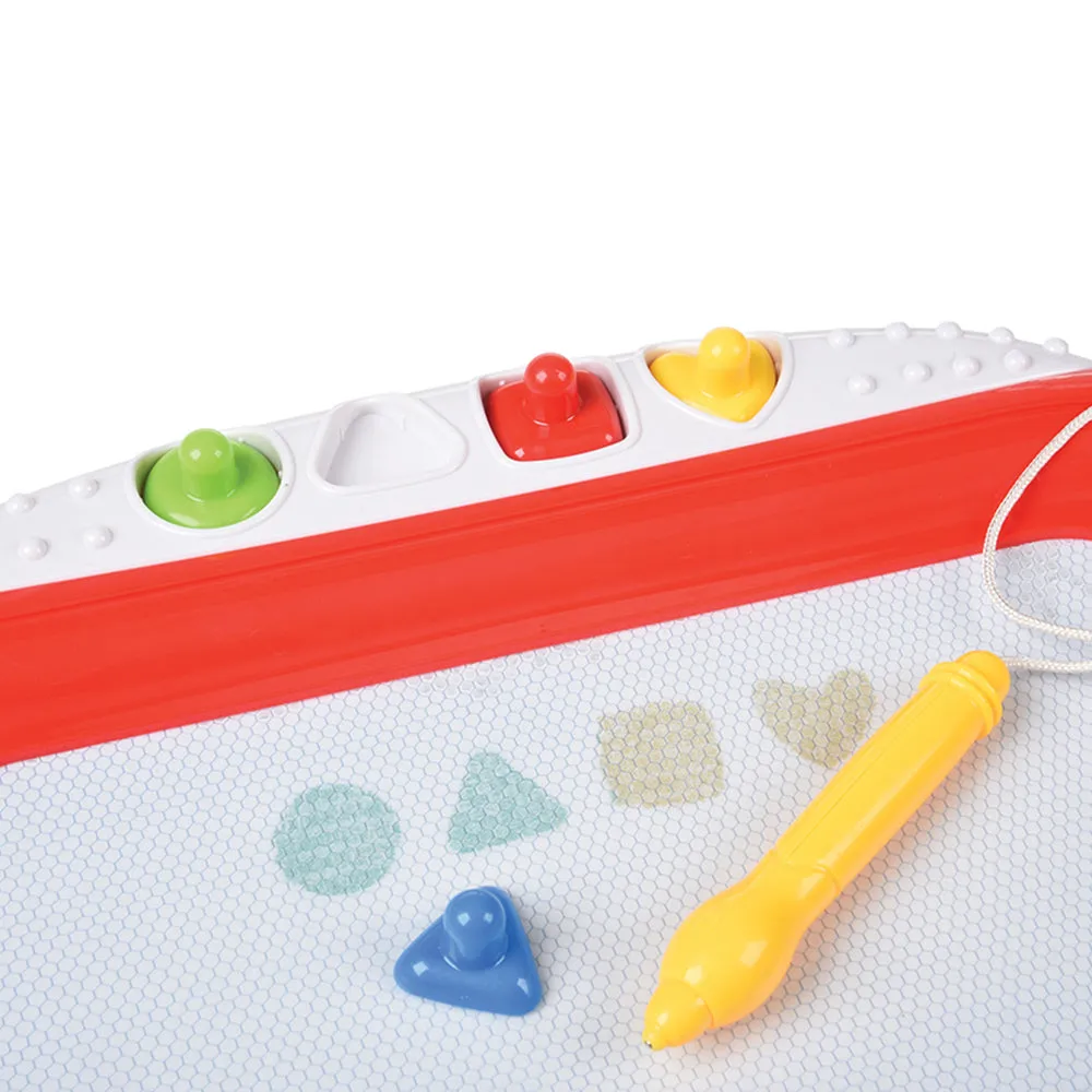 Magnetic Writing & Drawing Boards Classroom Bundle | Set of 6 Sketcher Boards with Stylus & Shape Stampers