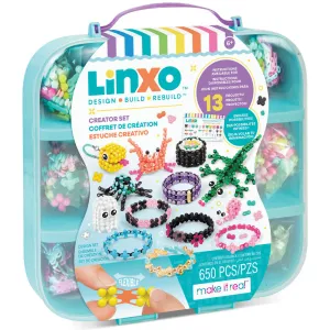 Make It Real LinXo Creator Set - 650 pcs, DIY 13 Colorful Projects