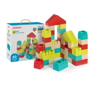 Miniland ECO Super Kim Bloc 40-Piece Bioplastic Building Set