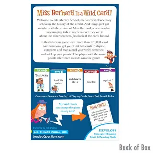 Miss Bernard Is A Wild Card! - The My Weird School Game