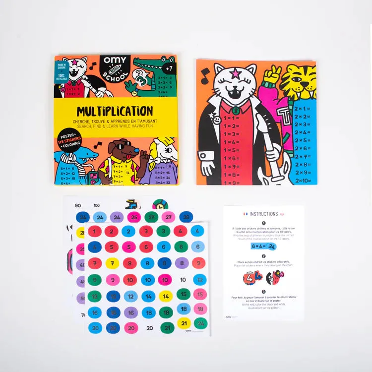 MULTIPLICATION STICKER POSTER