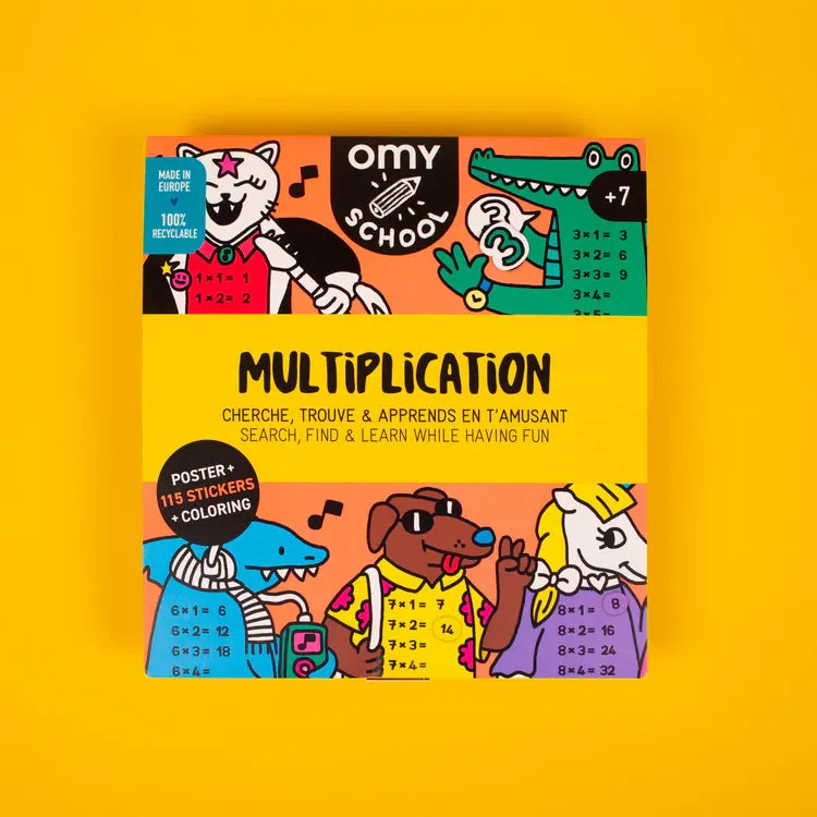 MULTIPLICATION STICKER POSTER