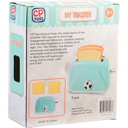 My Toaster | Realistic Toy Kitchen Accessory with Popping Action
