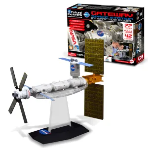 NASA Future Explorers: Gateway Space Station Interactive Model - Build & Learn STEM Toy for Ages 8 