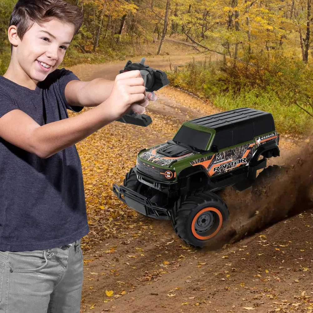 NKOK RealTree RTR RC High Performance Ford Bronco Raptor - Green-Orange-Camo
