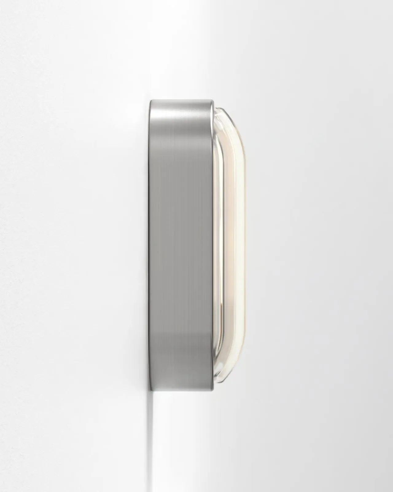 Oval Wide-Ribbed Glass Bulkhead Light
