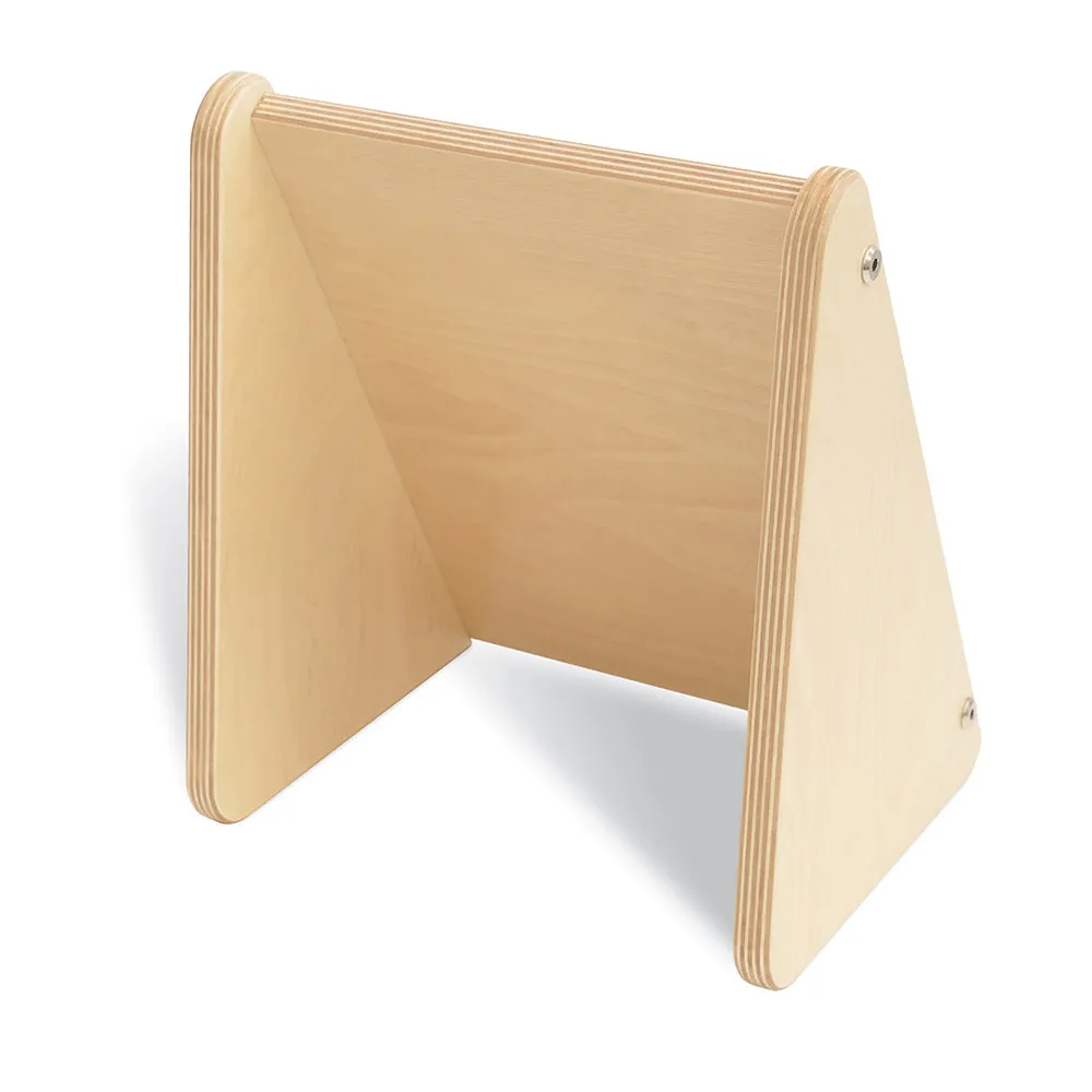 Peek-A-Boo Angled Mirror with Eco-Friendly Wooden Stand