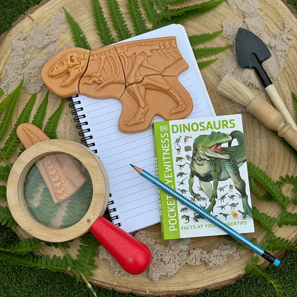 Prehistoric Fossil Dig & Build Set | 6 Dinosaur Skeletons Puzzle Kit