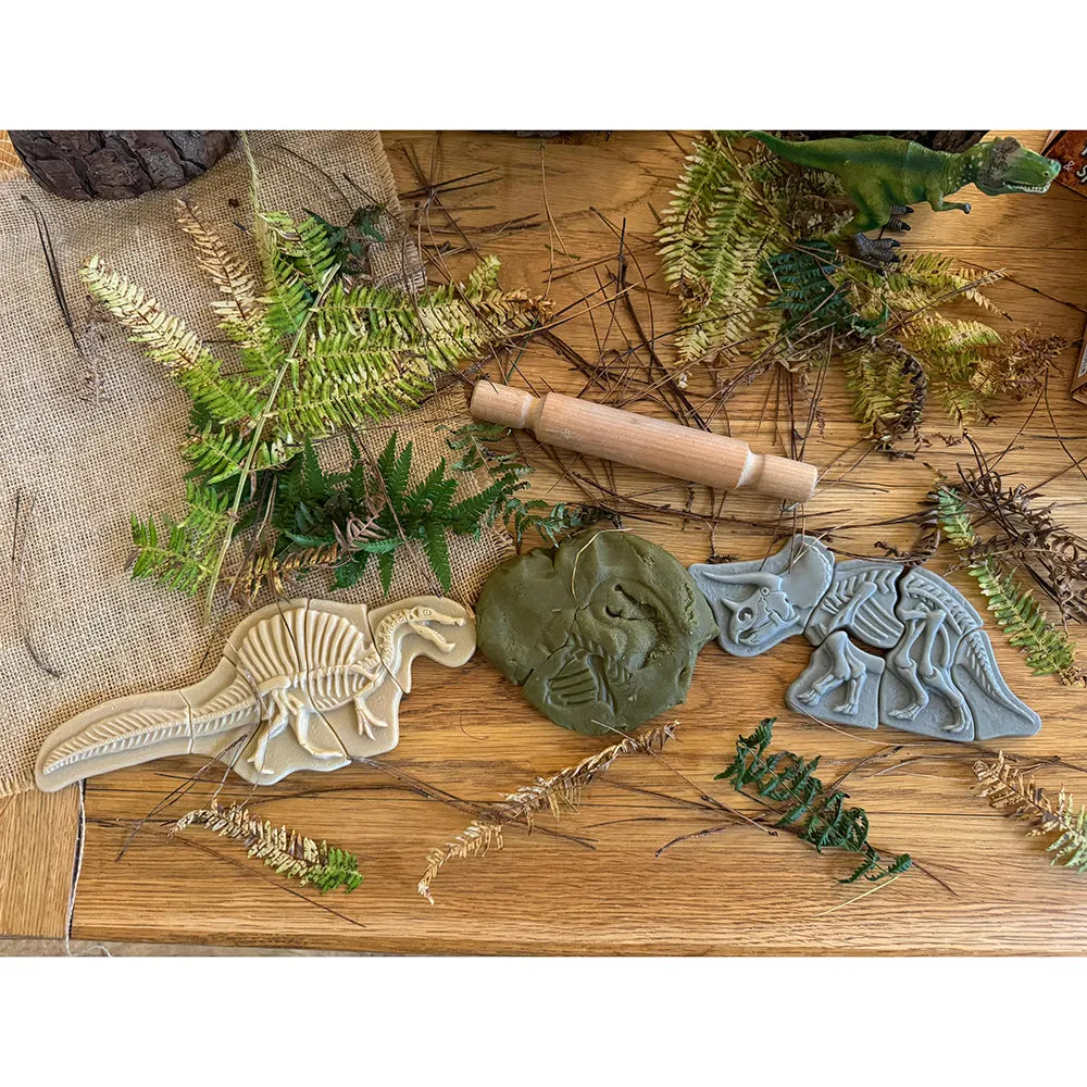 Prehistoric Fossil Dig & Build Set | 6 Dinosaur Skeletons Puzzle Kit