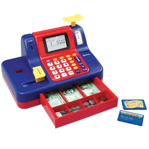 Pretend and Play® Teaching Cash Register | Engaging Money Math Games & Play Money Included