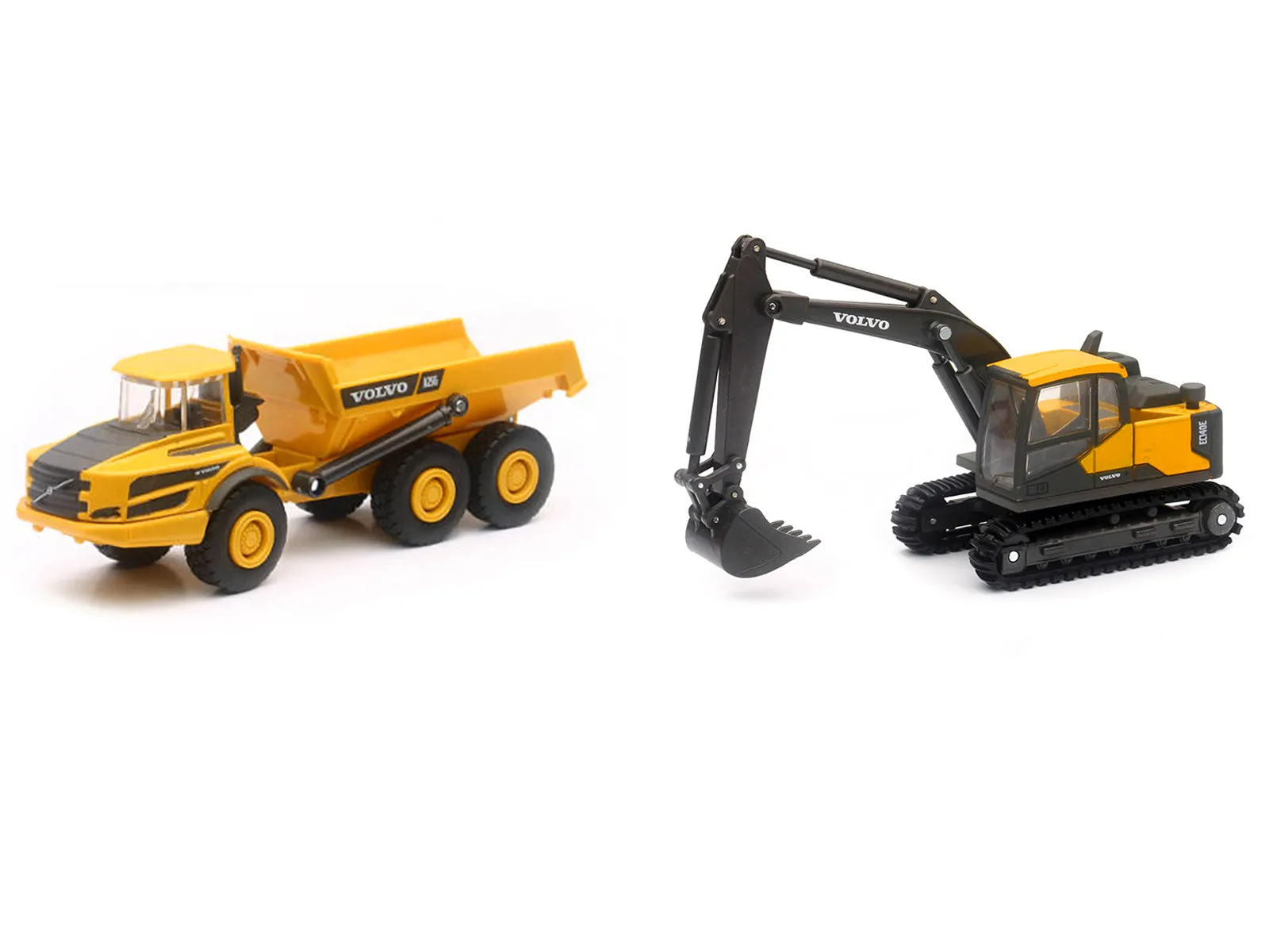 "Volvo Construction Vehicles" Set of 3 pieces Diecast Models by New Ray