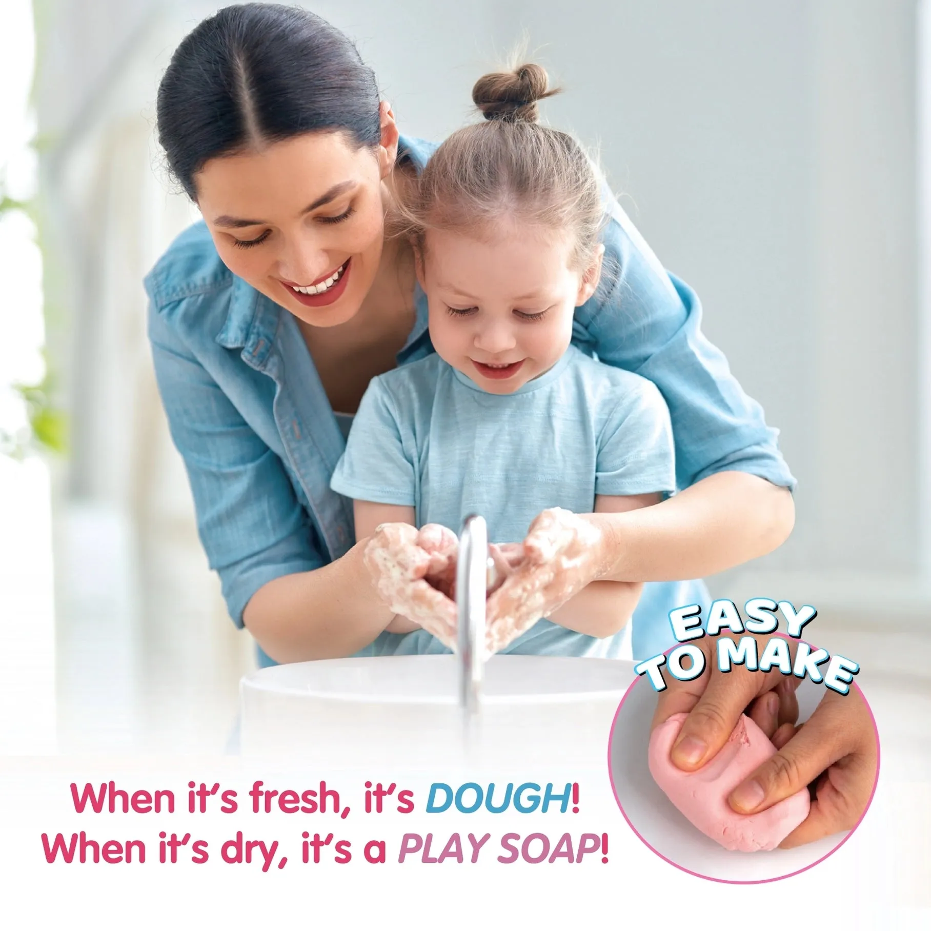 Rub-a-Dub Dough: Rainbow Soap