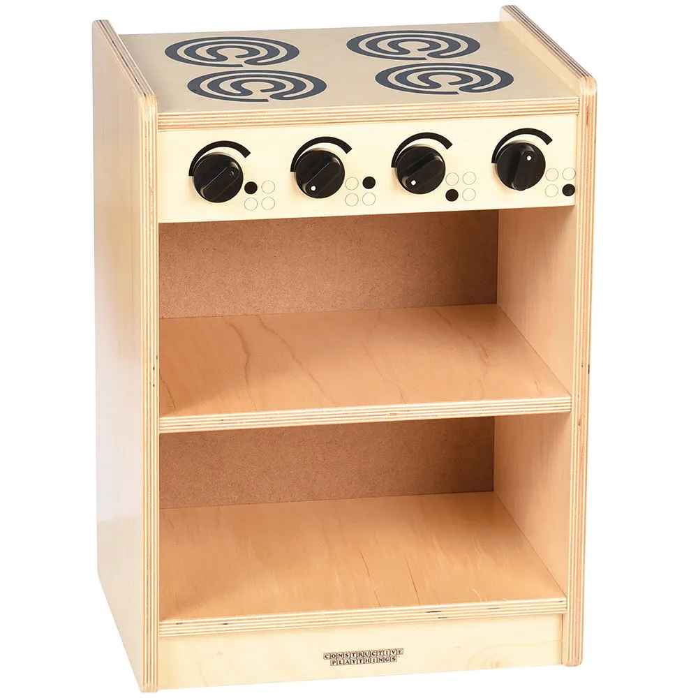 Safe-Play Eco-Friendly Toddler Toy Kitchen | 3 Piece Set