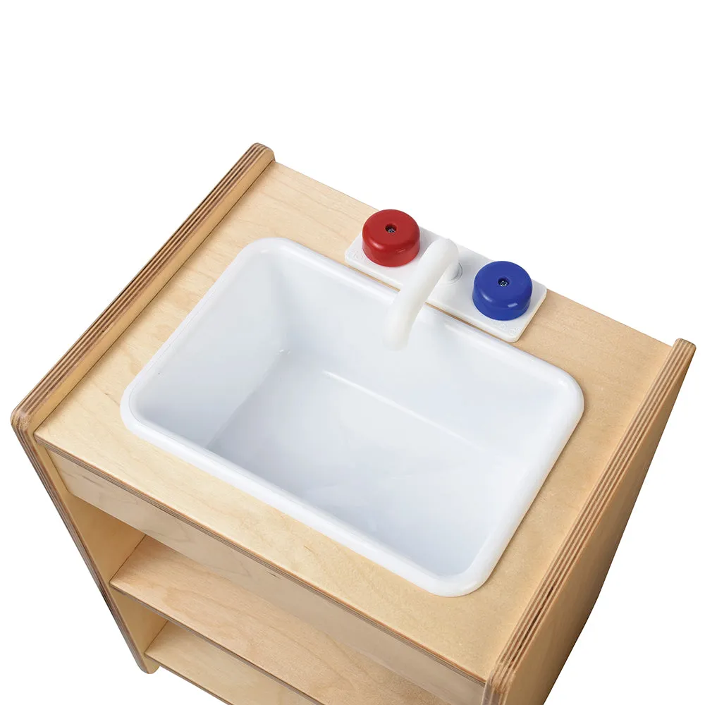 Safe-Play Eco-Friendly Toddler Toy Kitchen | 3 Piece Set
