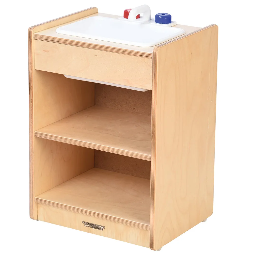 Safe-Play Eco-Friendly Toddler Toy Kitchen | 3 Piece Set