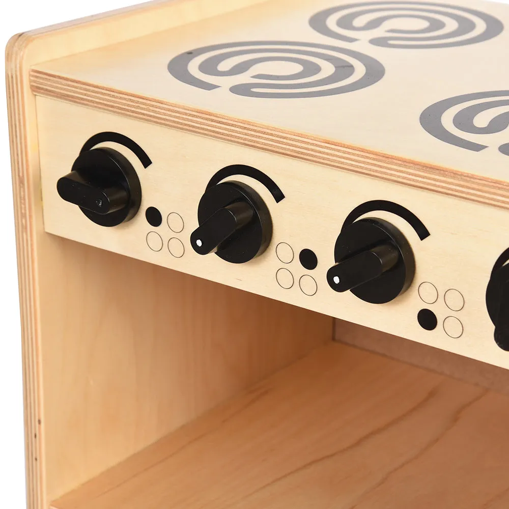 Safe-Play Eco-Friendly Toddler Toy Kitchen | 3 Piece Set