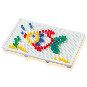 SES Creative Reusable Mosaic Board - Colorful DIY Art & Craft Toy Set
