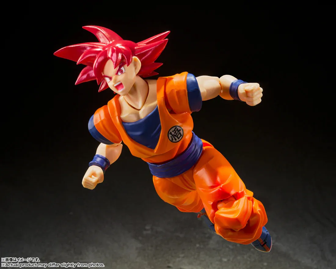 S.H. Figuarts DragonBall - Super Saiyan God Goku - (Instilled With the Light of Righteous Hearts)