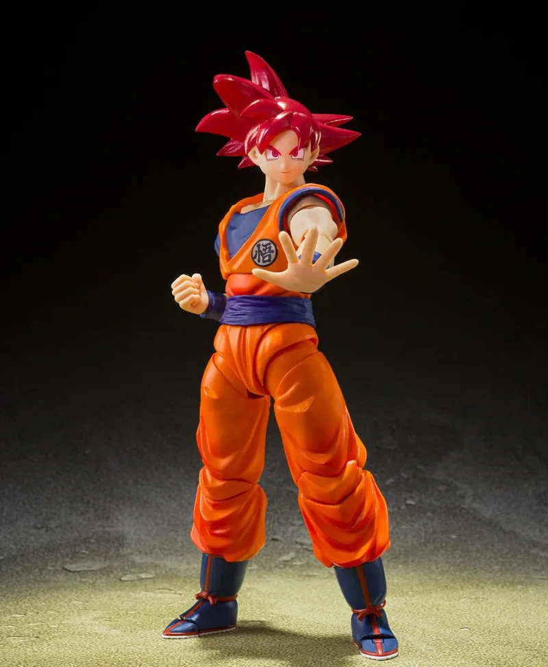 S.H. Figuarts DragonBall - Super Saiyan God Goku - (Instilled With the Light of Righteous Hearts)