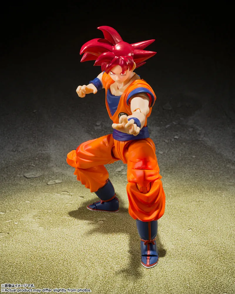 S.H. Figuarts DragonBall - Super Saiyan God Goku - (Instilled With the Light of Righteous Hearts)