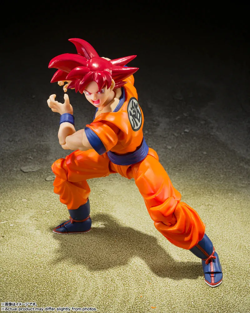 S.H. Figuarts DragonBall - Super Saiyan God Goku - (Instilled With the Light of Righteous Hearts)