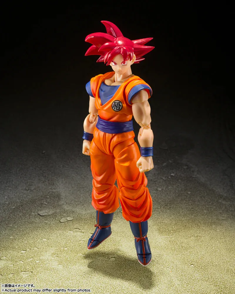 S.H. Figuarts DragonBall - Super Saiyan God Goku - (Instilled With the Light of Righteous Hearts)