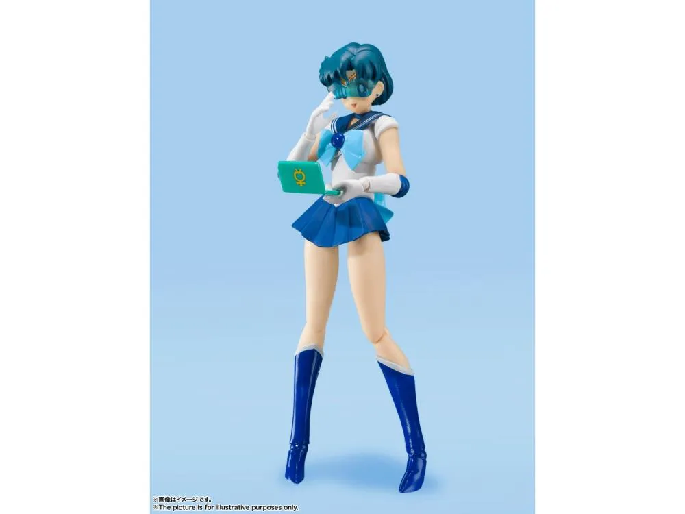 S.H. Figuarts Sailor Mercury Animation Color Edition Sailor Moon Action Figure