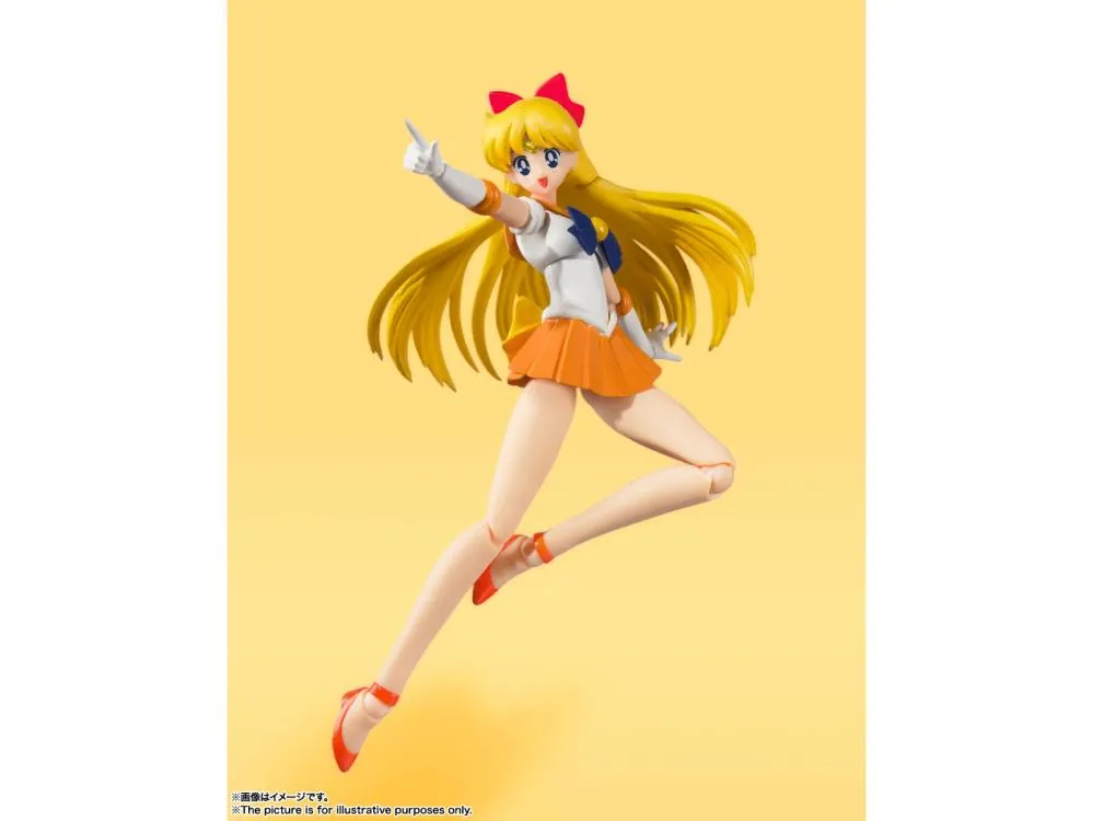S.H. Figuarts Sailor Venus Animation Color Edition Sailor Moon Action Figure