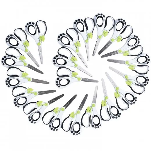 Spring Assisted Educational Scissors School Pack