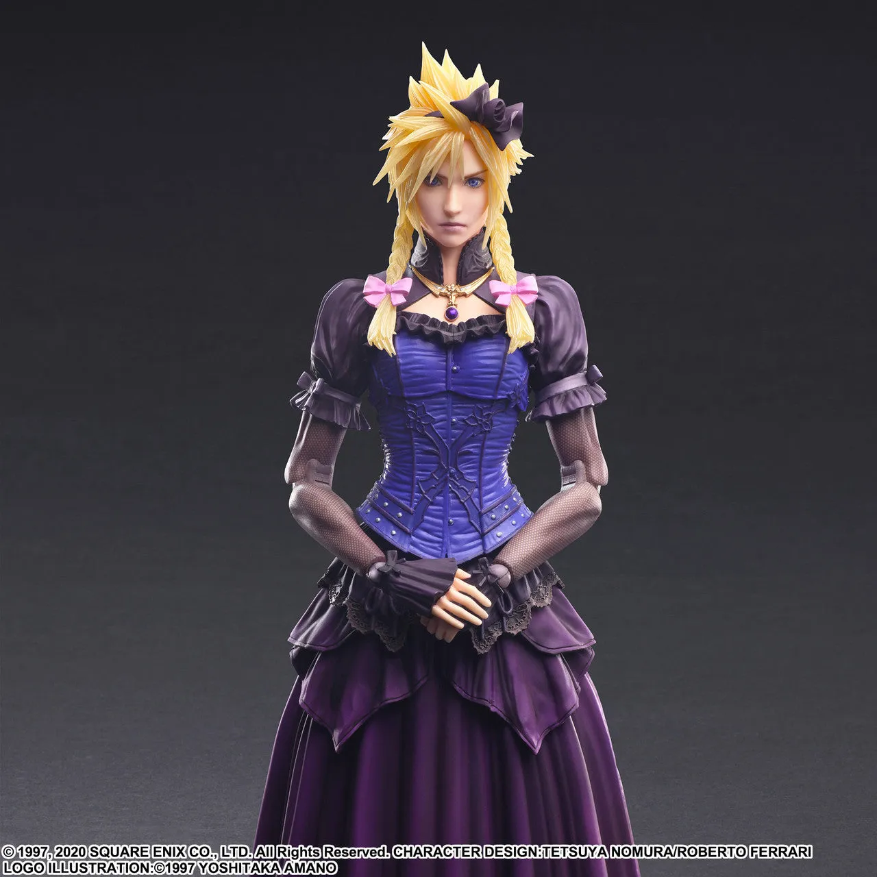 Square Enix Final Fantasy VII Remake Cloud Strife (Dress Ver.) Play Arts Kai Action Figure