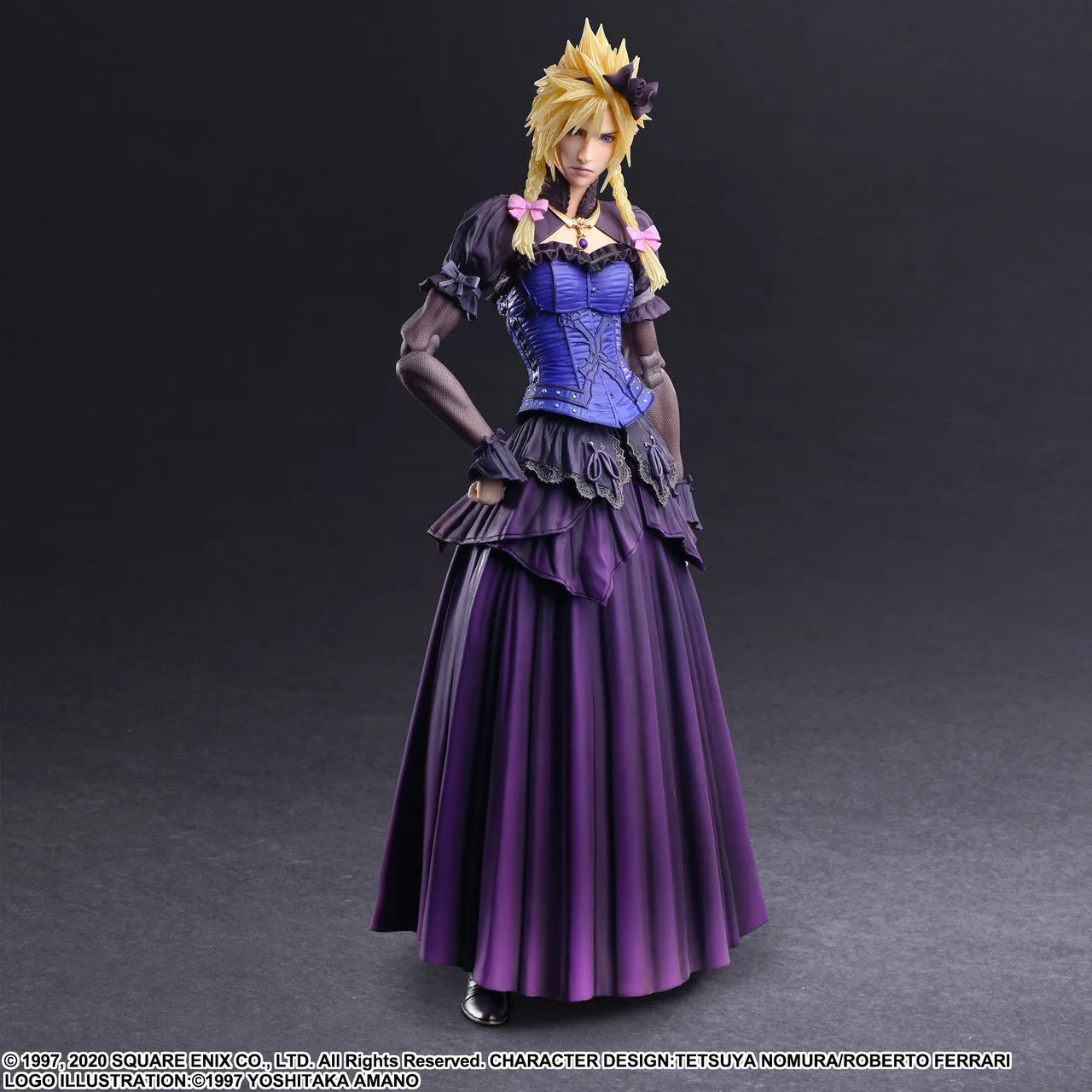 Square Enix Final Fantasy VII Remake Cloud Strife (Dress Ver.) Play Arts Kai Action Figure