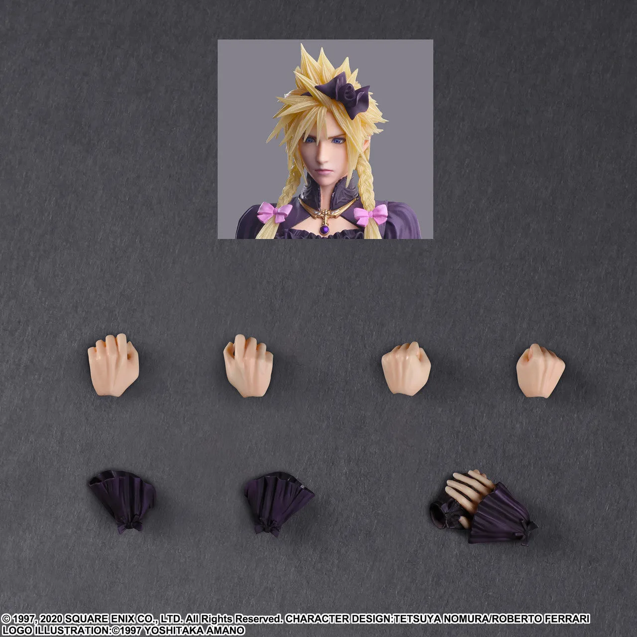 Square Enix Final Fantasy VII Remake Cloud Strife (Dress Ver.) Play Arts Kai Action Figure
