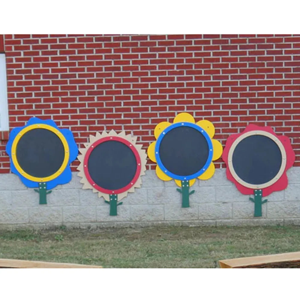 Sunflower Chalkboard Playground Flower | Mountable for Drawing & Play