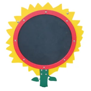 Sunflower Chalkboard Playground Flower | Mountable for Drawing & Play