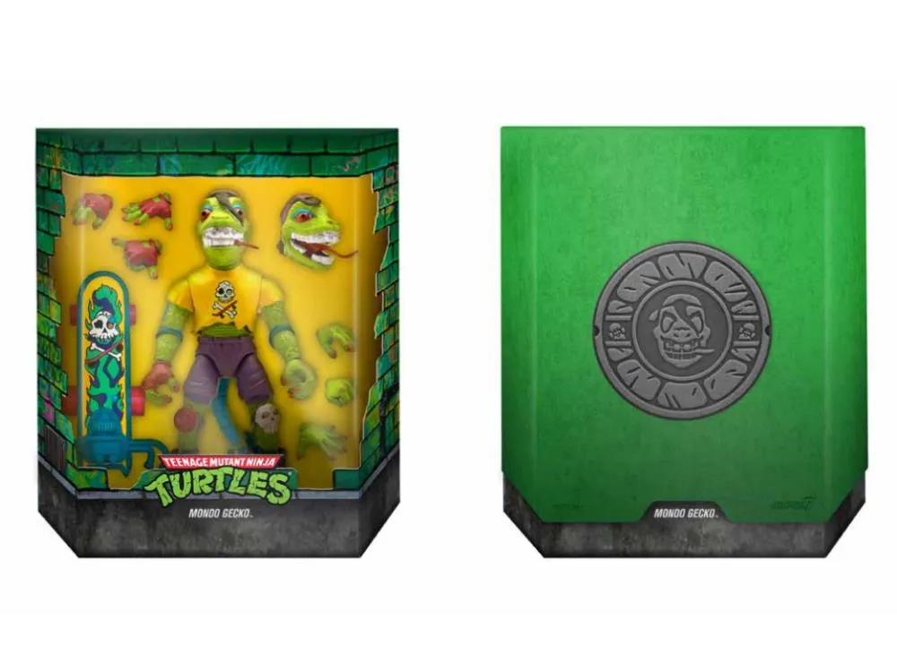 Super7 TMNT Teenage Mutant Ninja Turtles Ultimates Mondo Gecko Action Figure