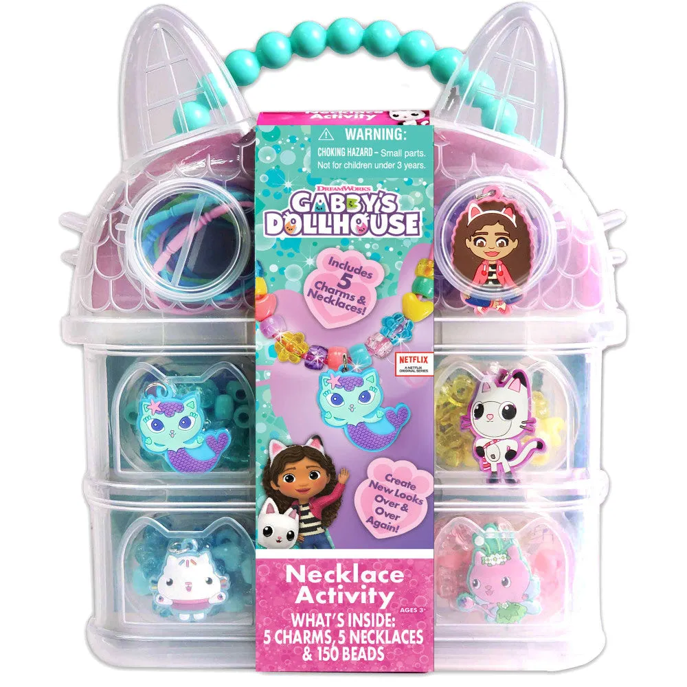 Tara Toy Gabby's Dollhouse DIY Necklace Making Kit - Colorful Craft Set